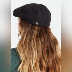 Brixton Black unisex HOOLIGAN FLAT CAP